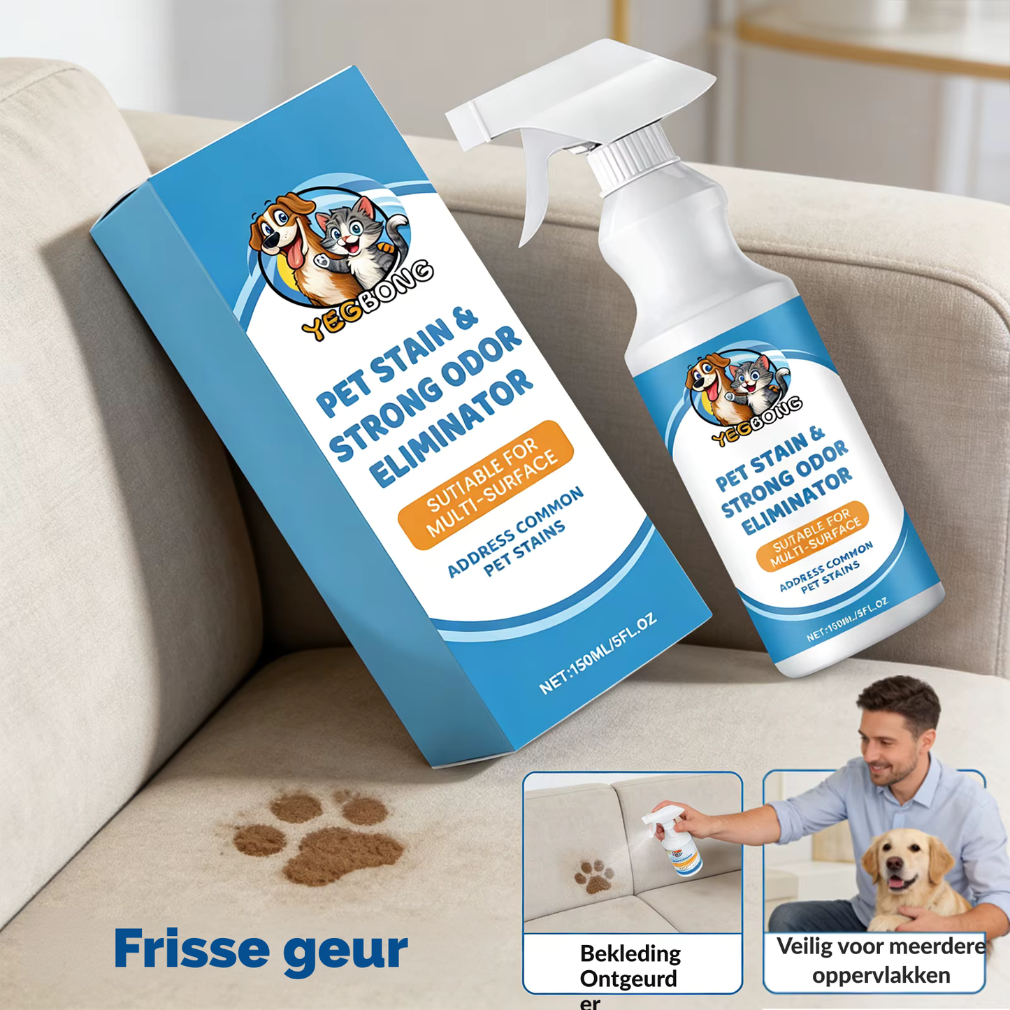 FreshPet Pro — Vlekken & Geur Eliminator