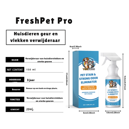 FreshPet Pro — Vlekken & Geur Eliminator